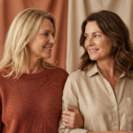 start Zwei Frauen im Gespraech ueber Stimmungsschwankungen in den Wechseljahren